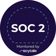 SOC 2, monitored by Scytale
